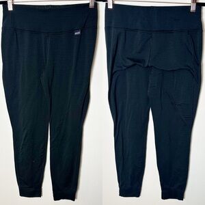 Patagonia Mens Capilene Base Layer Bottoms Pants Black Medium